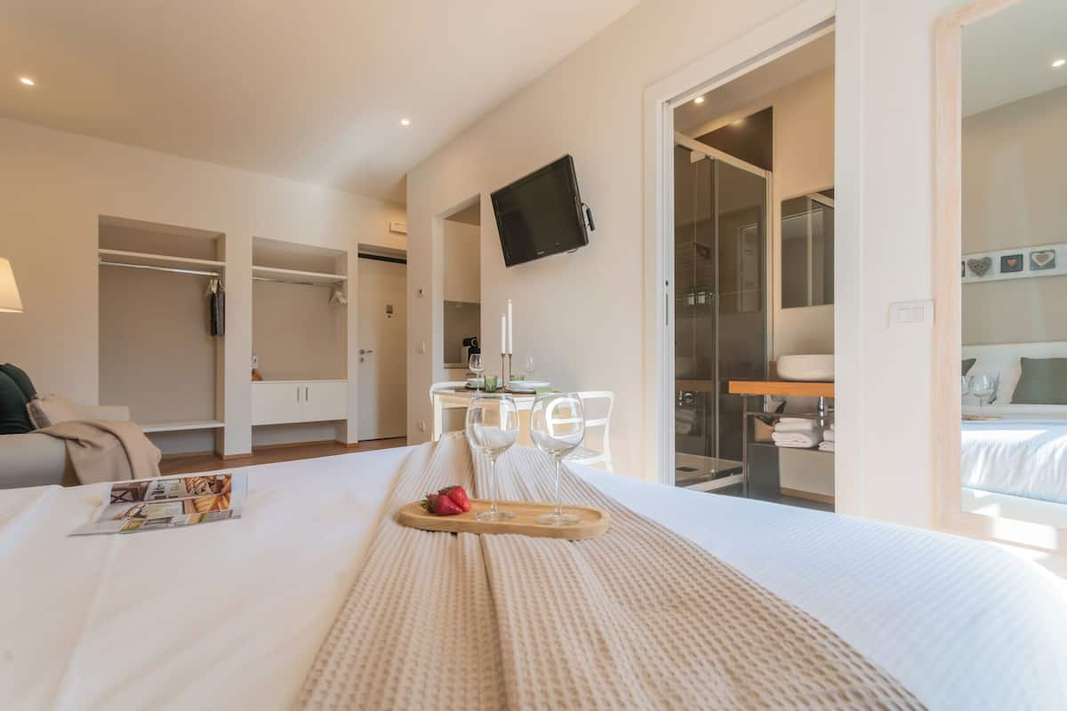 Studio (1 Bedroom) | 1 bedroom, iron/ironing board, cribs/infant beds, free WiFi