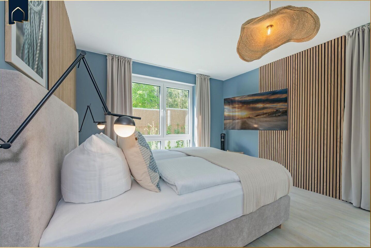 2 slaapkamers, een strijkplank/strijkijzer, wifi