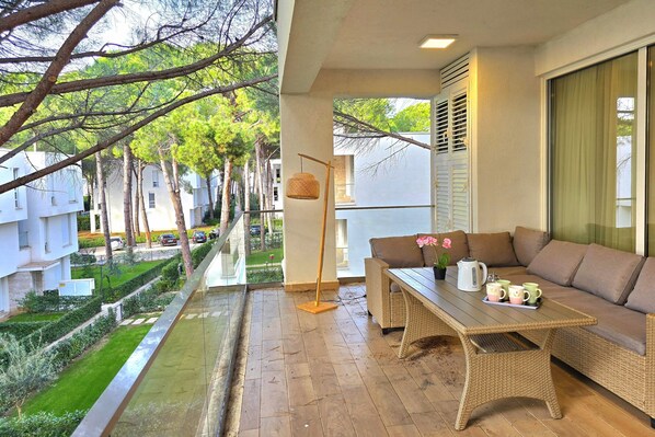 Familienapartment, Mehrere Schlafzimmer (SanPietro Holiday Homes 285) | Balkon