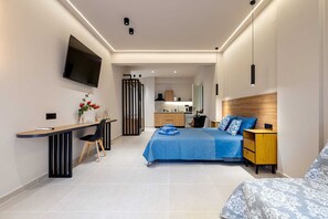 1 habitación, escritorio, wifi gratis y ropa de cama 