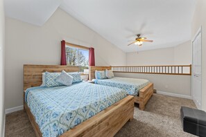 2 bedrooms, desk, iron/ironing board, free WiFi