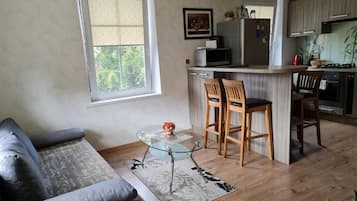 Smart TV, chimenea y libros