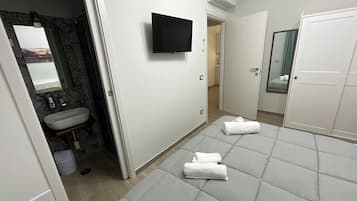 2 Schlafzimmer, BĂŒgeleisen/BĂŒgelbrett, Reisekinderbett, kostenloses WLAN