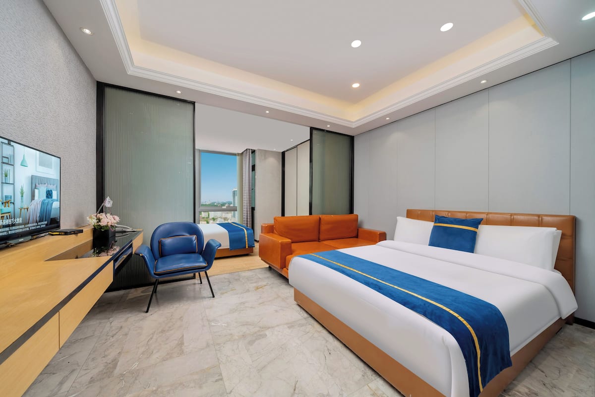 Chambre Supérieure avec lits jumeaux, vue ville | Vue de la chambre