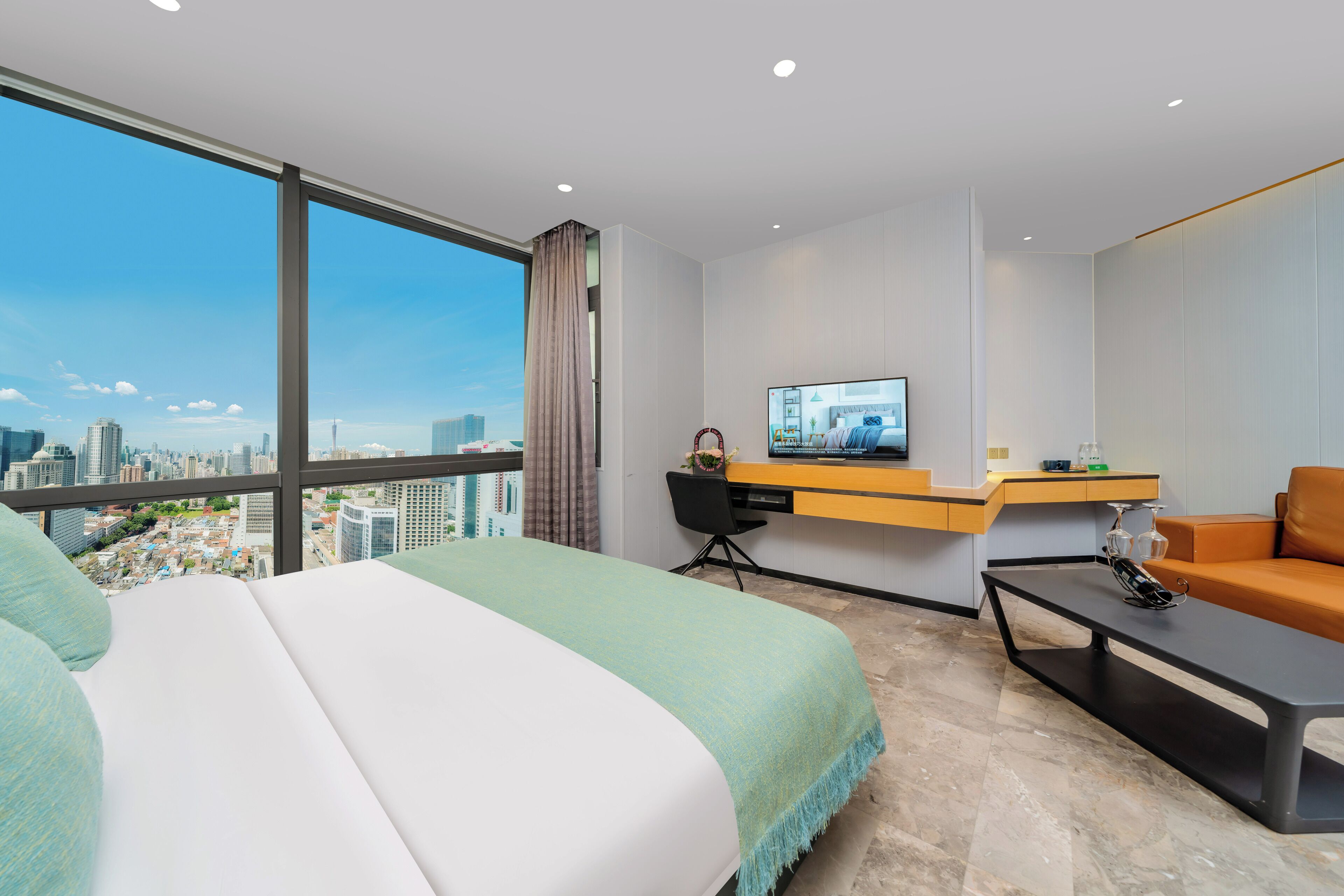 高级双人房, 城市景观 | 客房景观