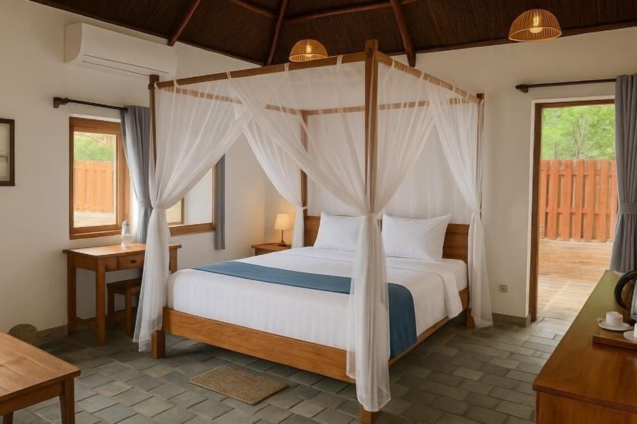 低過敏寢具、獨特裝潢、布置獨特、書桌