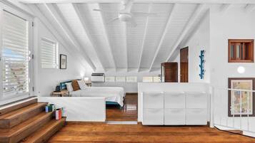 1 bedroom, iron/ironing board, travel crib, free WiFi