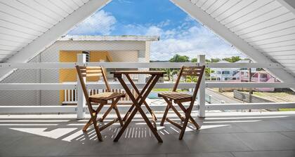 Beachfront | With Pool | Free Parking | Private Balcony