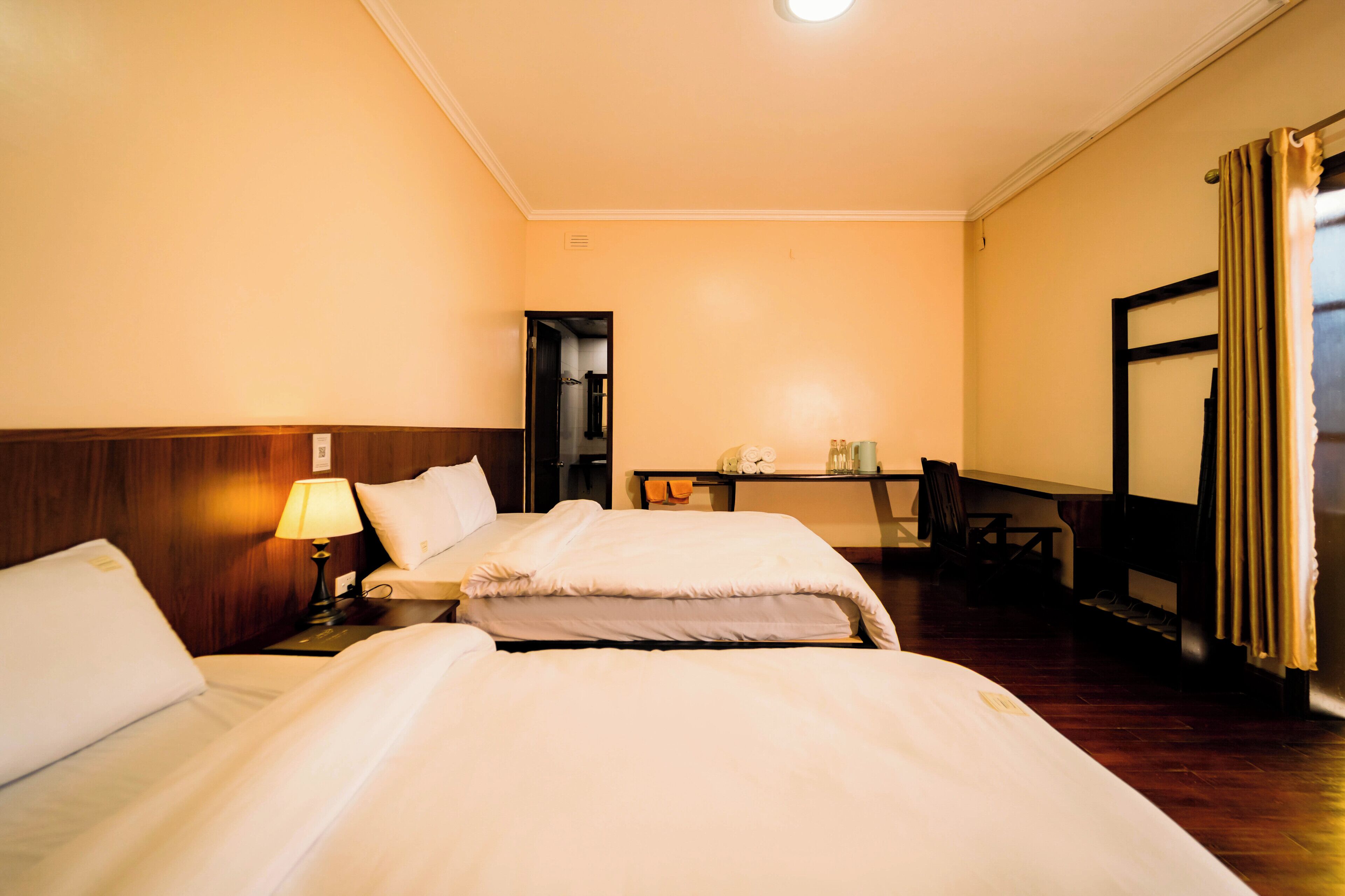 Traditional Quadruple Room, Mountain View | Desk, laptop workspace, soundproofing, iron/ironing board