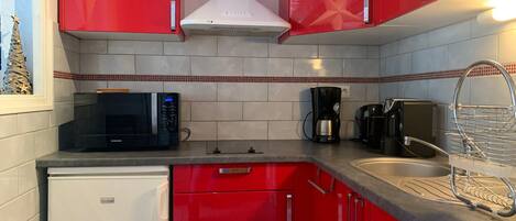 Refrigerador y microondas