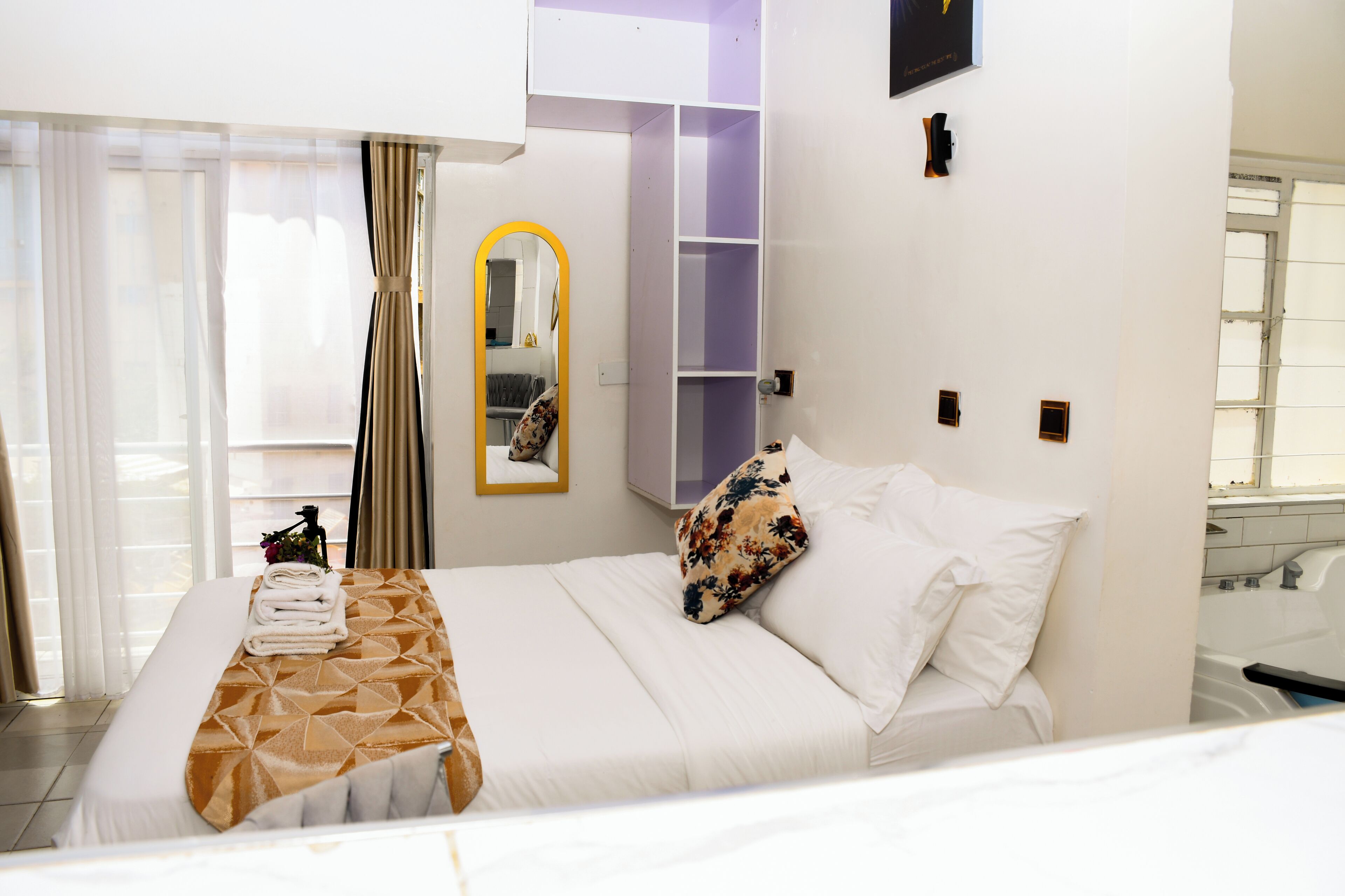 Luxe beddengoed, gratis wifi, beddengoed