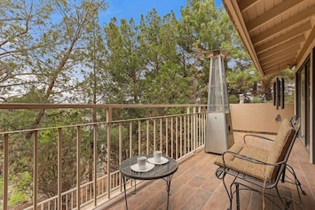 Peaceful Terrace Among the Pines