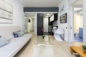 TV - 1 bedroom flat with terrace-Monthly rent in Madrid (Madrid)