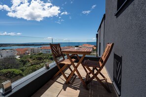 Habitació doble superior, balcó, vistes al mar | Balcó