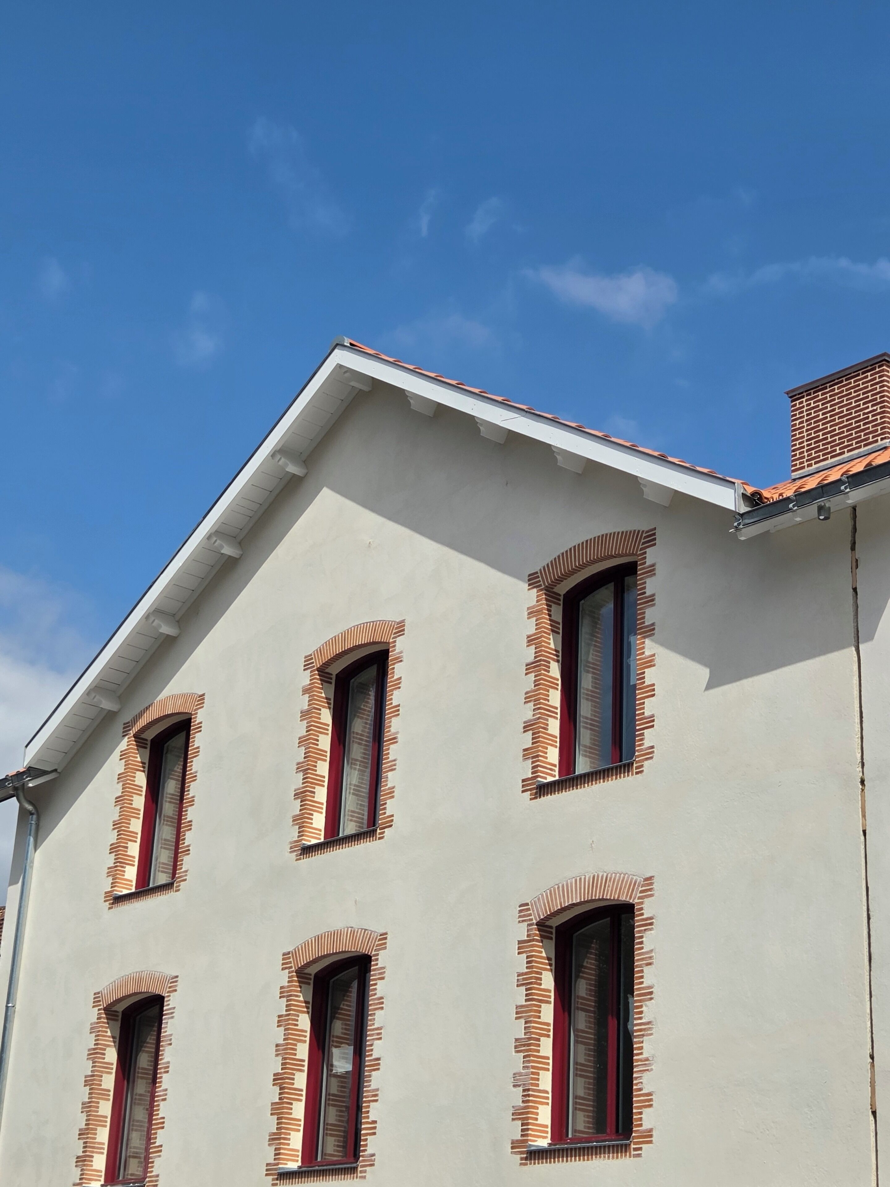 Façade de l’hébergement