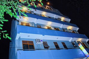 Voorkant van accommodatie