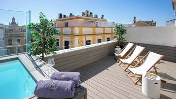 Apartment, eigener Pool (1 Bedroom) | Terrasse/Patio