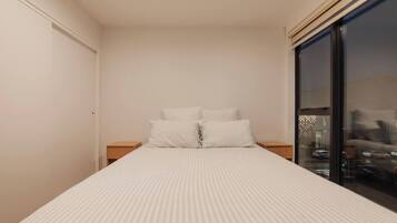 2 slaapkamers, een strijkplank/strijkijzer, wifi, beddengoed