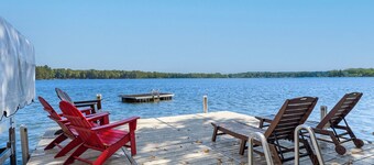 Lakefront Bliss | Dock, Game Room, Sauna & Hot Tub | Tall Pines Lodge