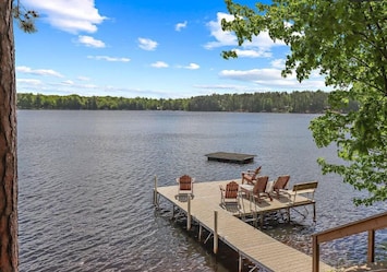 Large Private Dock on Yellow Birch Lake - Large Private Dock on Yellow Birch Lake