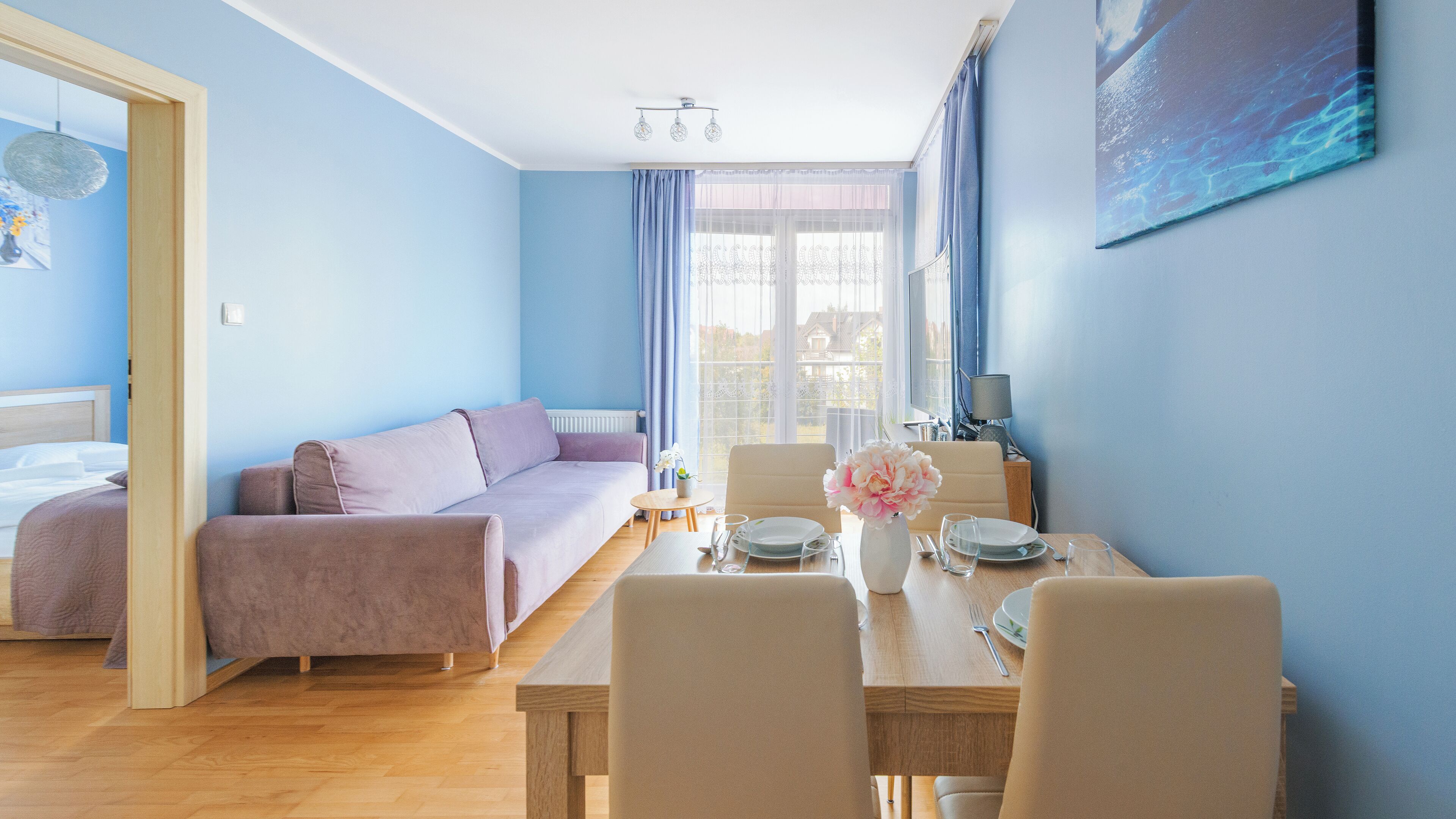 Apartamento (29) | Zona de estar | Una televisión de pantalla plana