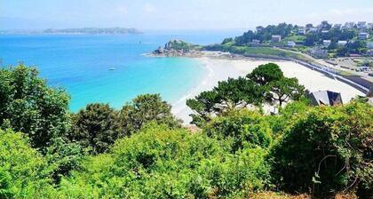 Bel appartement, plage de Trestraou