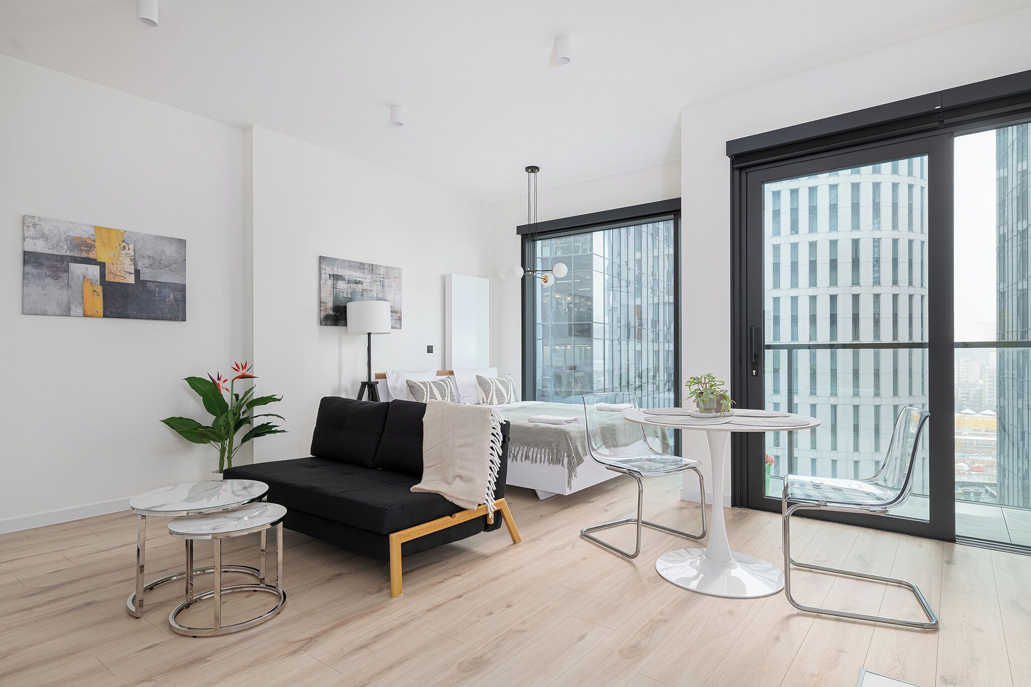 Suite estudio clásica | Ropa de cama hipoalergénica y decoración individual