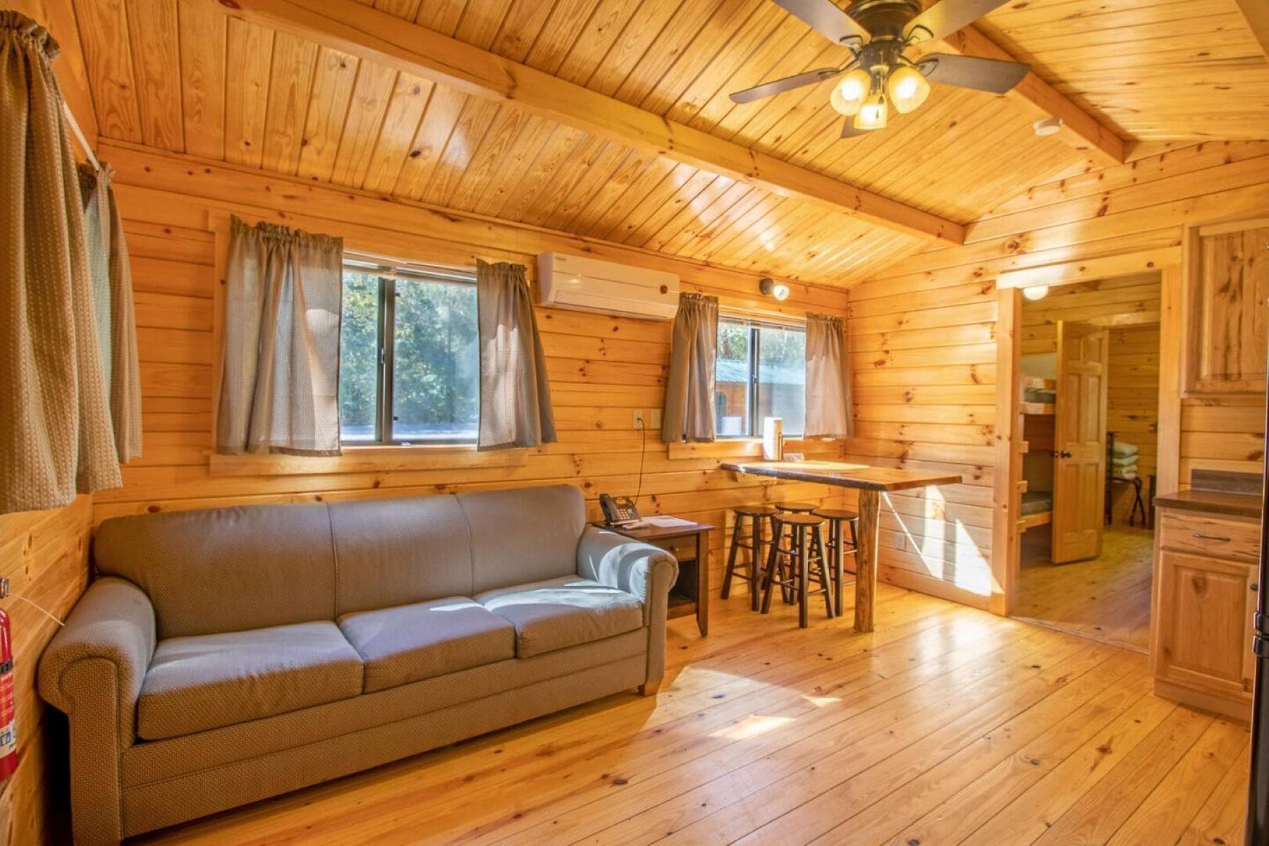 LV  Cabin living area