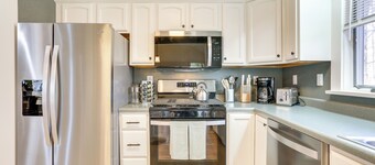 Walk to White Lake: Family Home w/ Deck & BBQ