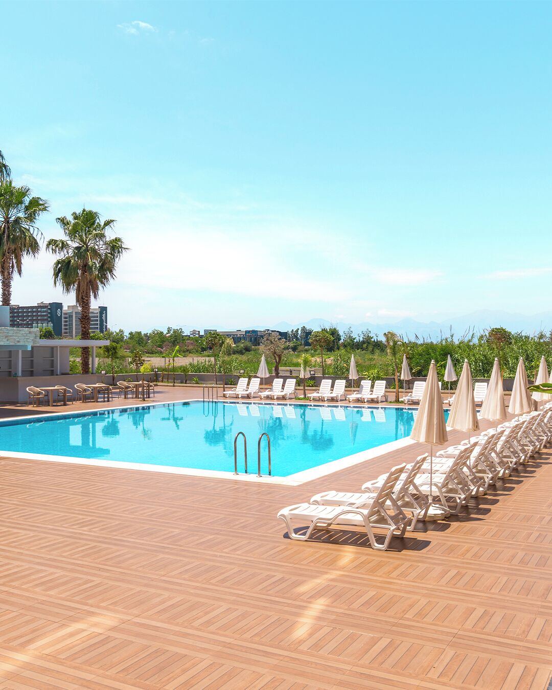 Uitzicht vanuit accommodatie