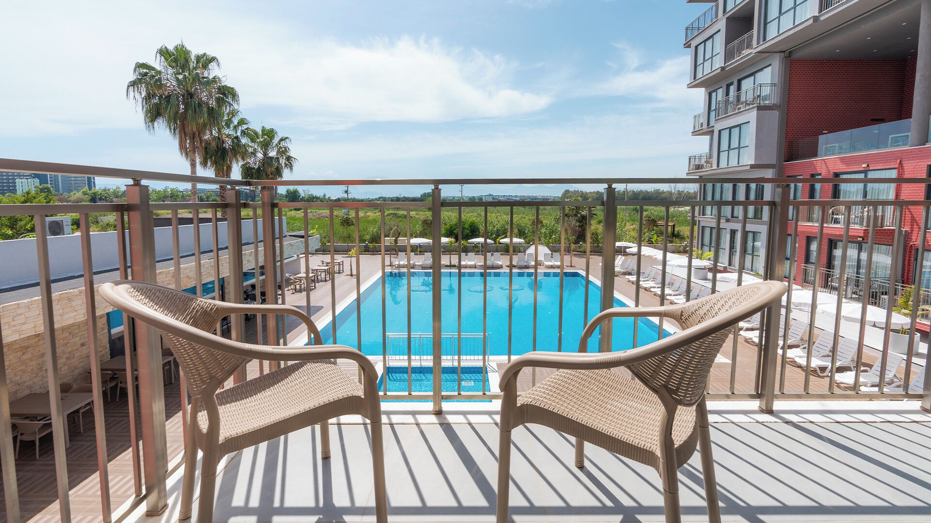 Vue depuis l’hébergement