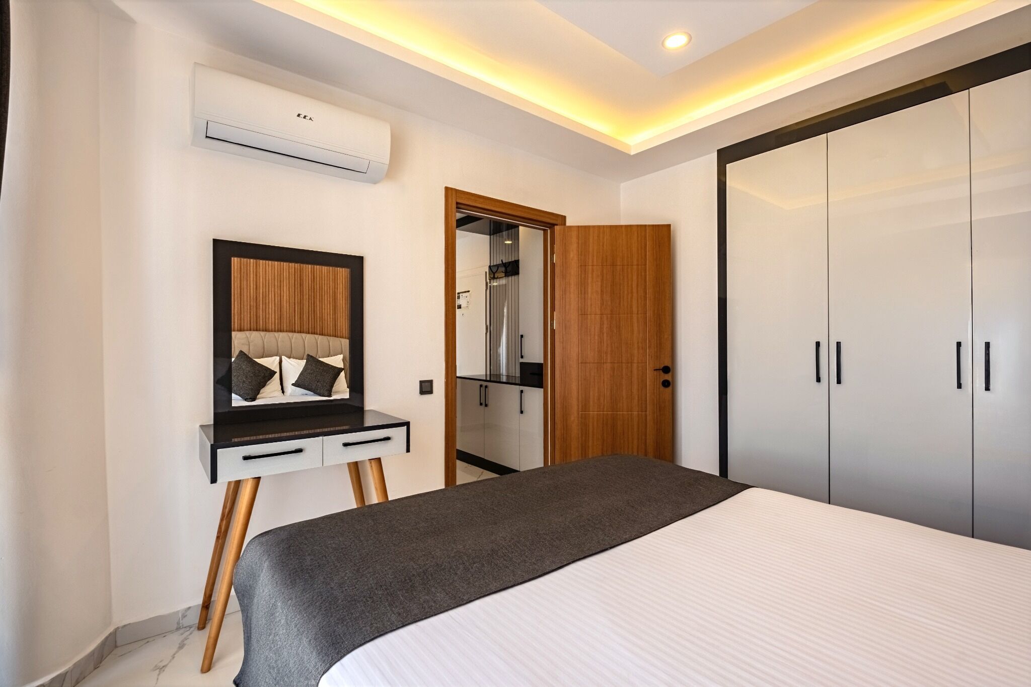 Sábanas de algodón egipcio, ropa de cama de alta calidad, minibar