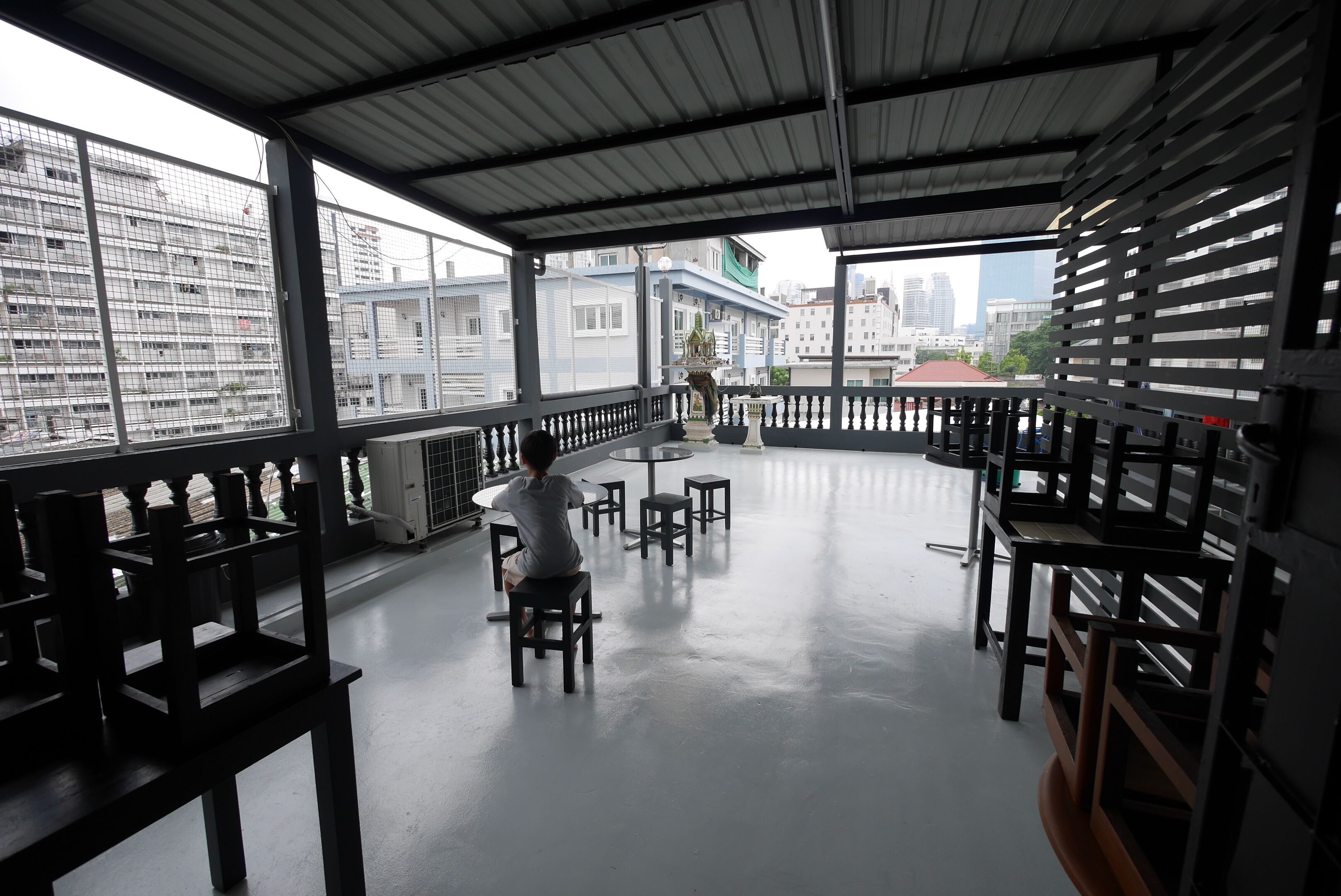 Terrasse sur le toit