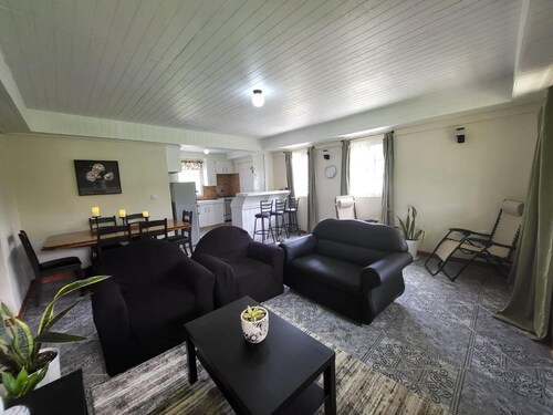 Fully furnished 3BR home in Sylvania with Wi-Fi, AC, kitchen & serene views.