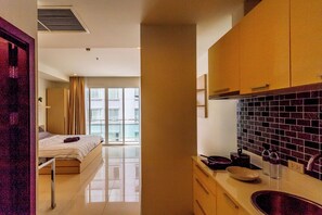 Appartement, 1 slaapkamer, privézwembad, uitzicht op de stad | 1 slaapkamer