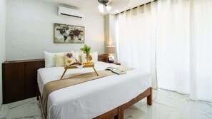 2 dormitorios, cuna de viaje, wifi y ropa de cama