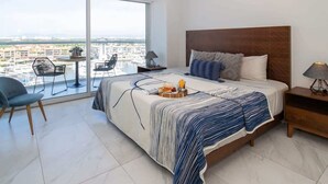 1 bedroom, iron/ironing board, WiFi, bed sheets - Nautico Condo, Nice Marina View, Rooftop Pool, Gym (Puerto Vallarta)