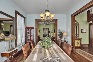 House, 4 Bedrooms | Dining - Historic Elegance 3 Bedroom Home (Galveston)
