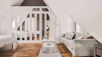 1 soverom, strykejern/-brett, wi-fi og sengetøy