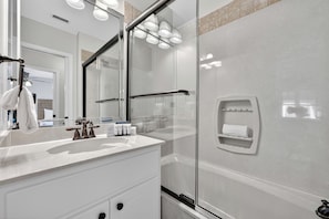 Hair dryer, towels