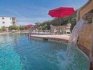 Indoor pool, a heated pool
