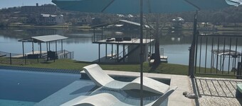 Luxury Lakefront Living in Marble Falls: Pool, Private Dock & Endless Views!