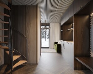 Interior entrance