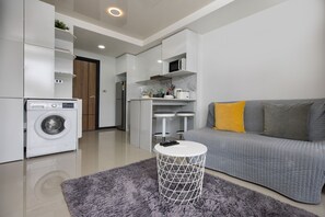 Comfort Condo, 1 Bedroom, Balcony | Living area - Chill & Relax Stay at Rawai Condo 311 (Rawai)