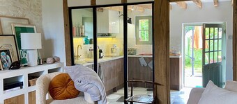 RENOVATED LONGERE DESIGN, WITH GARDEN, 1H30 FROM PARIS, CHARMING VILLAGE ON FOOT