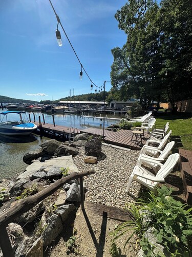 Cozy 1-Bedroom Cottage Meredith shared beach with AC