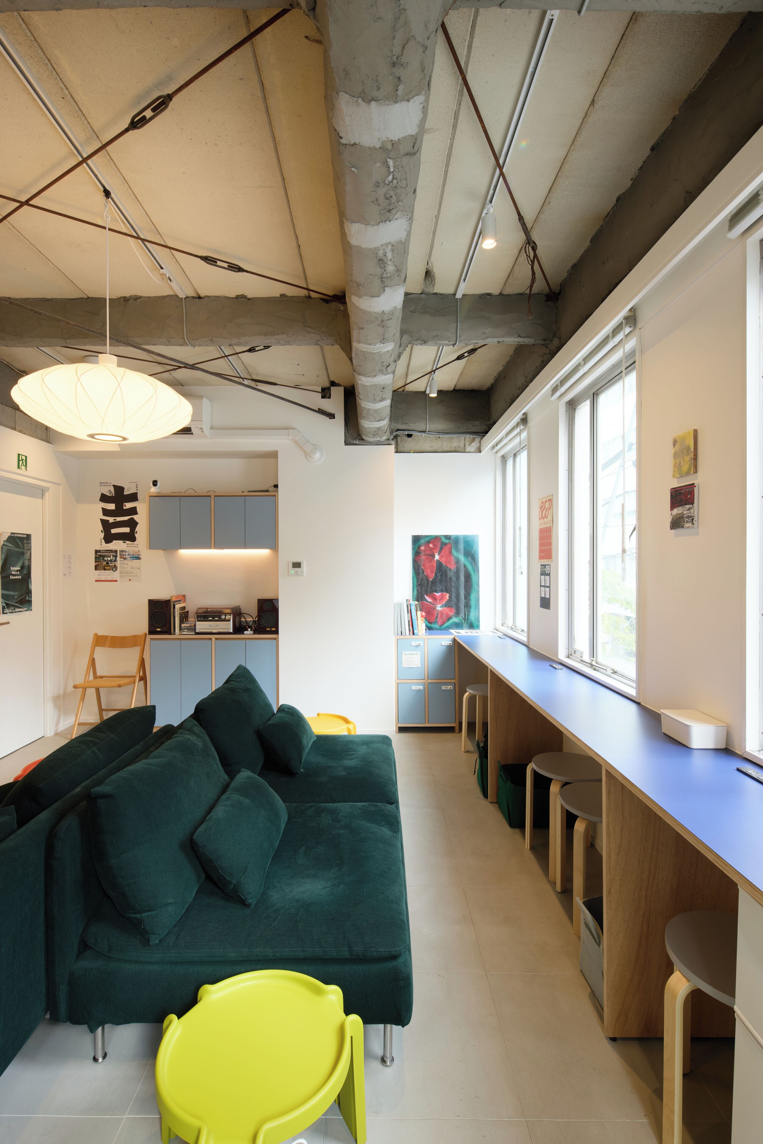 经典宿舍, 男女混合宿舍, 无烟房 (Capsule, 3rd-4th Floor, 1 Bed) | 起居区