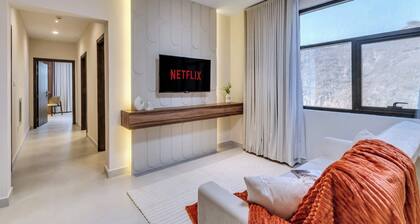 Charming 2-bedroom apartment with AC in Khorfakkan