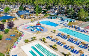 Pool - Gorgeous (sta)caravan (Saint-Julien-en-Born)