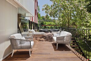 Terrace/patio - Hotel Ureder (Estella)